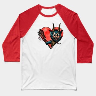 Krampus Of The Heart Baseball T-Shirt